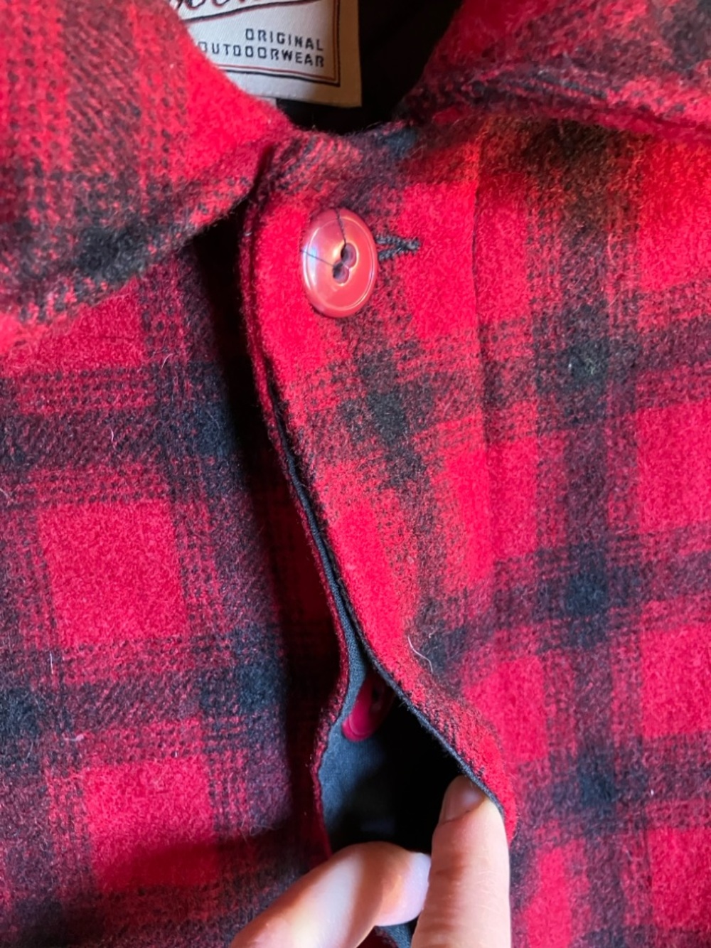 Vintage Woolrich Men’s Hunting Wool Insulated Jacket - Picture 6 of 10